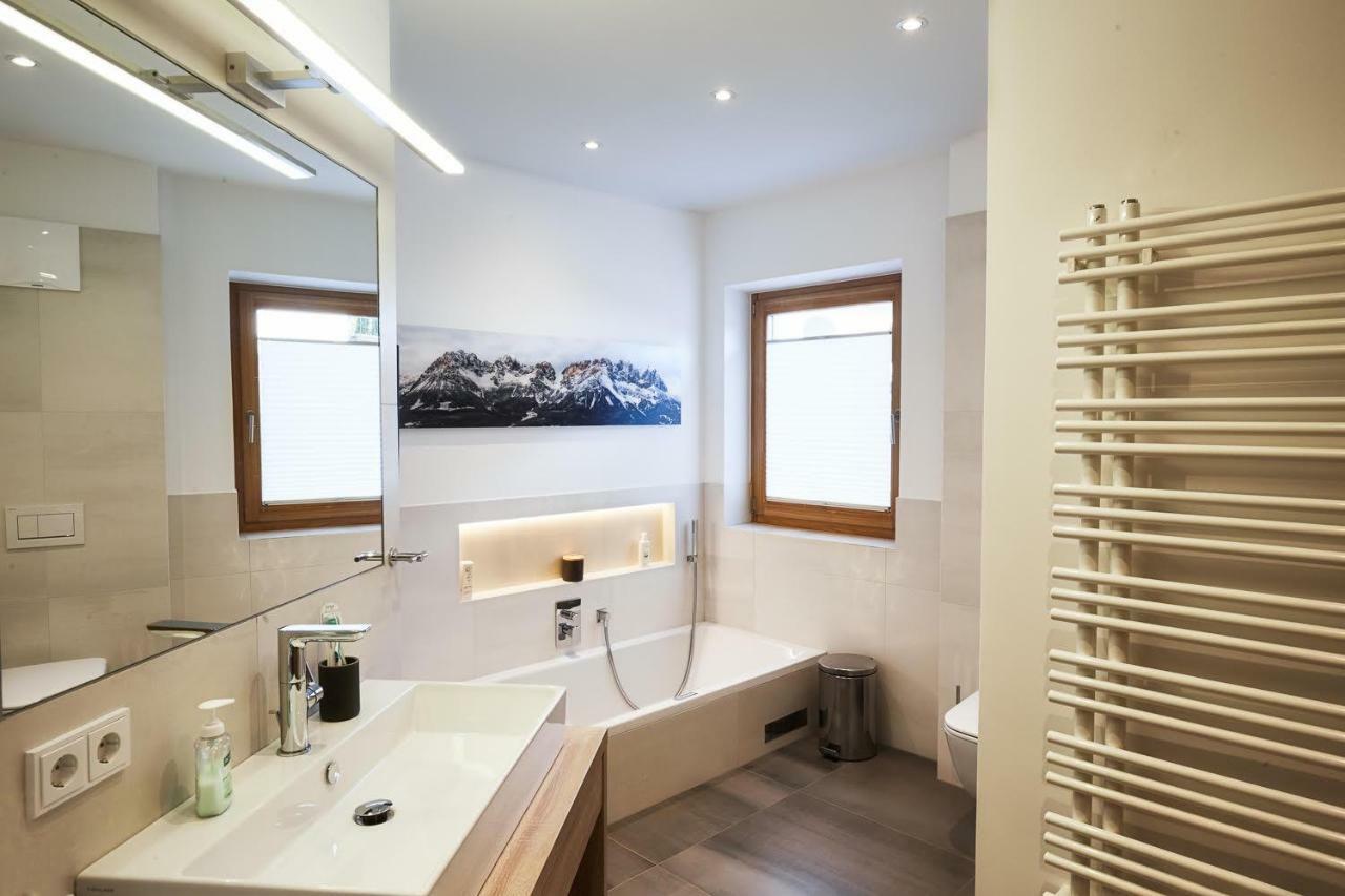 Top Modernes Ferienhaus Mit Sauna! Nicht Weit Vom Skilift Villa Kirchberg in Tirol Luaran gambar