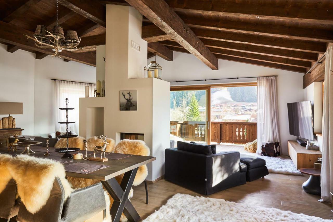 Top Modernes Ferienhaus Mit Sauna! Nicht Weit Vom Skilift Villa Kirchberg in Tirol Luaran gambar